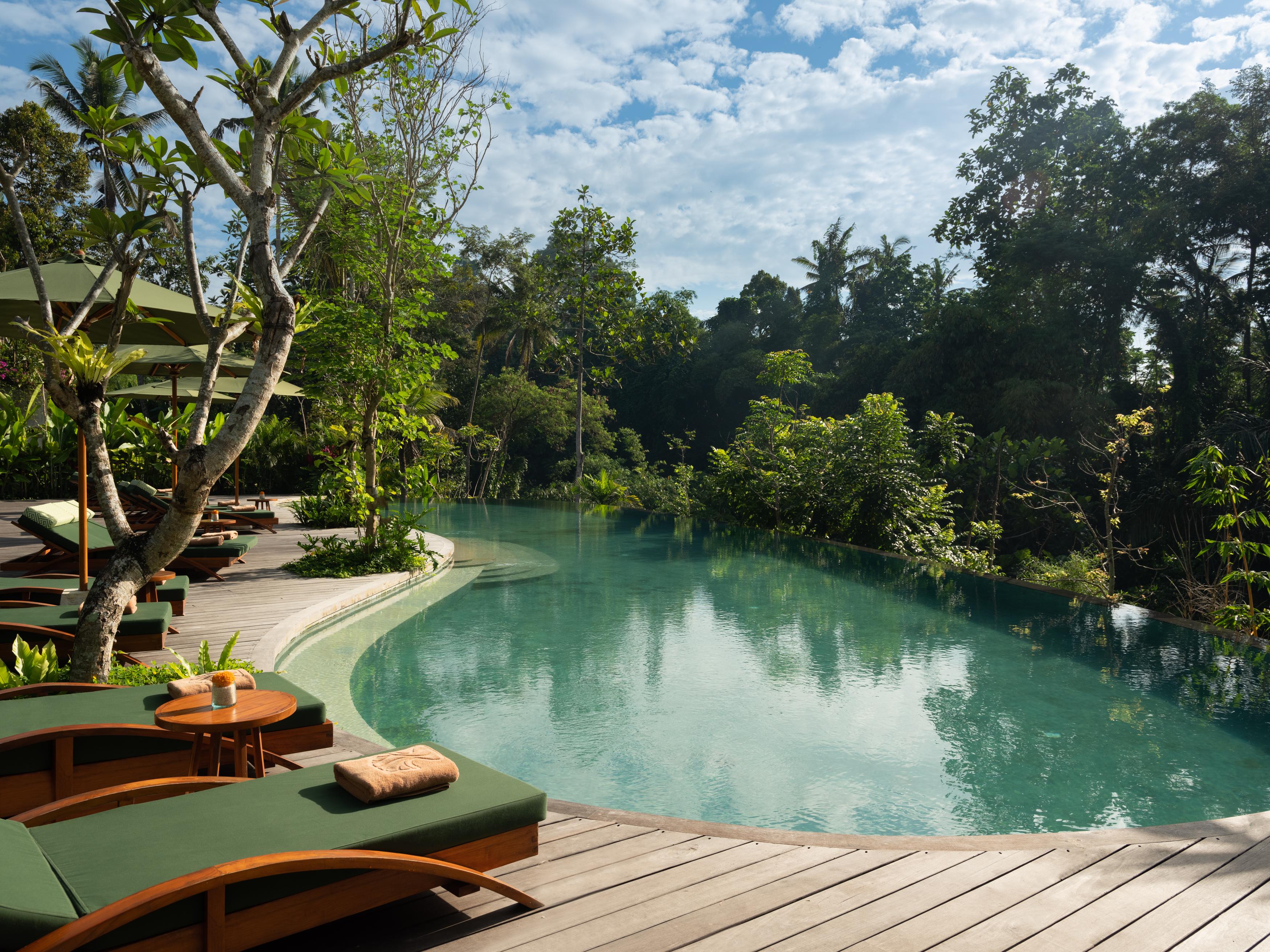 Hotel Adiwana Suweta Ubud Esterno foto The pool at the Four Seasons Resort
